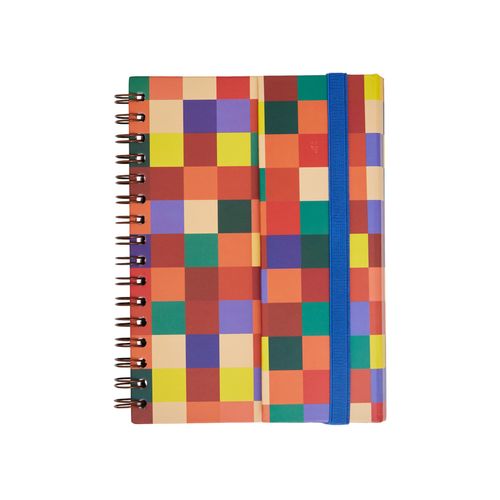 Caderno A5 C/ Aba 90 Folhas PIXEL QUADRI