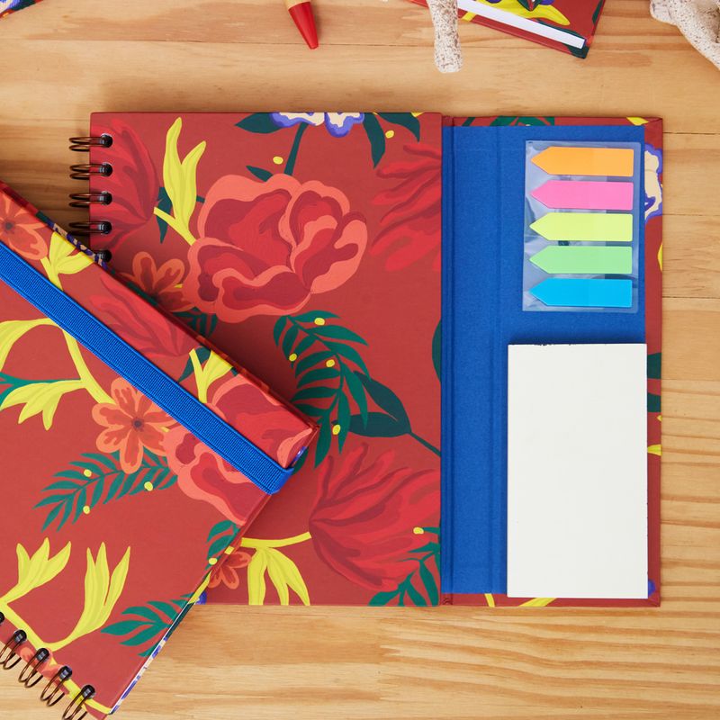 CADERNO_A5_COM_ABA_90_FOLHAS_ESTAMPAS_FLORAL_QUADRI_CA2838_PAPEL_CRAFT_2