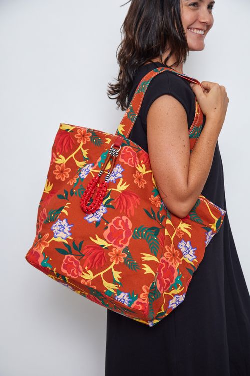 Bolsa Balde Grande Listras
FLORAL QUADRI