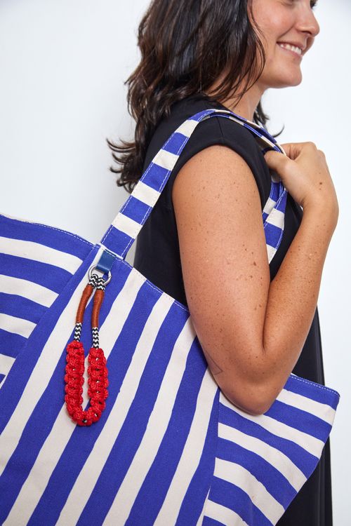 Bolsa Balde Grande Listras LISTRAS MARINHO