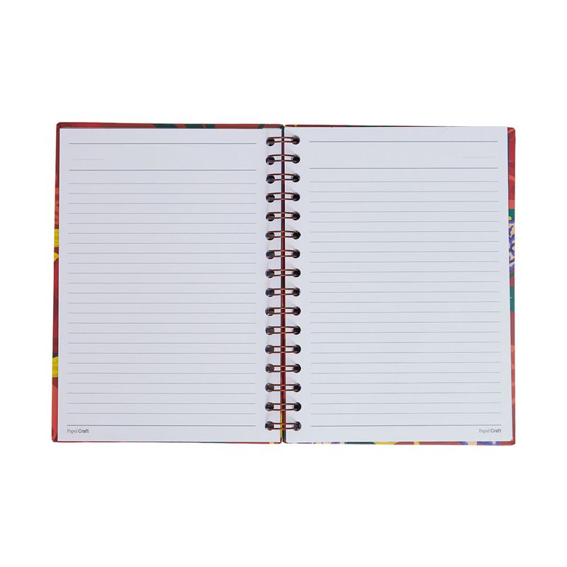 CADERNO_A5_90_FOLHAS_ESTAMPAS_PAUTADO_FLORAL_QUADRI_CA2350_PAPEL_CRAFT_5