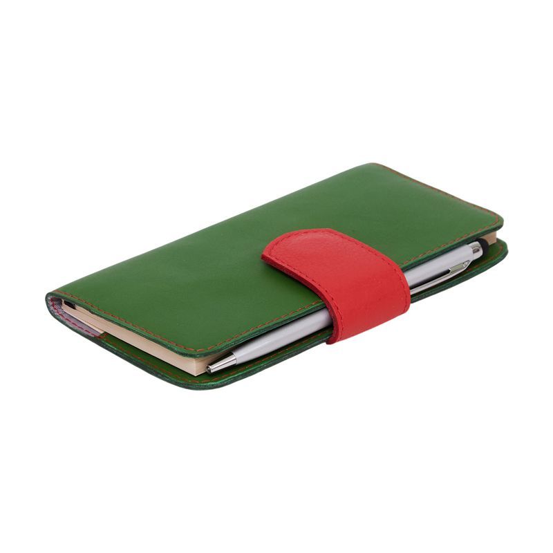 AGENDA_COURO_LINGUETA_PESPONTO_BOLSO_COM_CANETA_2026_CLOROFILA_COM_CARMENERE_AG1858_PAPEL_CRAFT_4