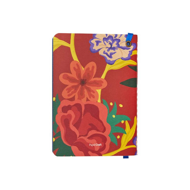 CADERNO_COSTURADO_SINGER_A6_FLORAL_QUADRI_CA2950_PAPEL_CRAFT_5