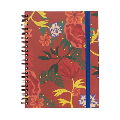 Caderno Universitário A4 90 Folhas FLORAL QUADRI