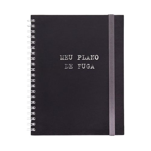 Caderno Universitário A4 90 Folhas PLANO DE FUGA