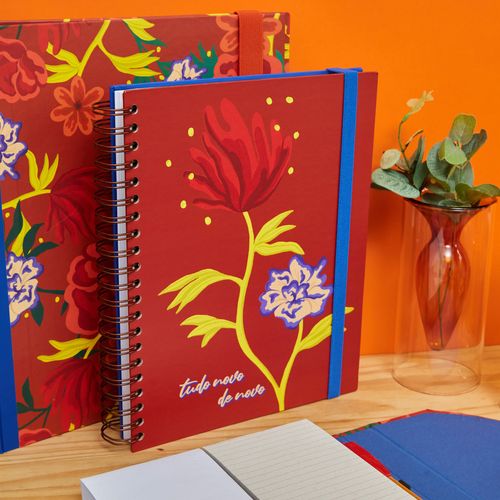 Caderno Universitário A4 90 Folhas TUDO NOVO DE NOVO