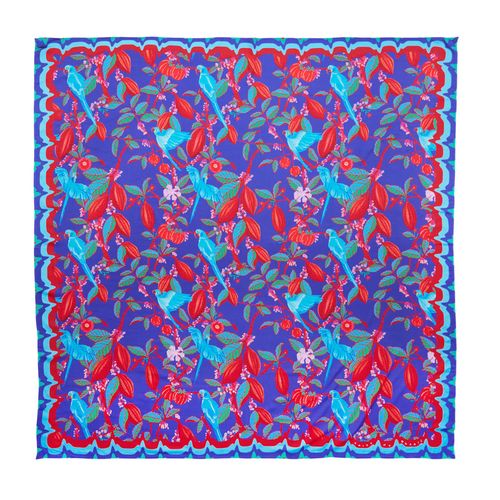 Canga 1,40X1,40 Brasilidade 2026 CÉU DE CACAU