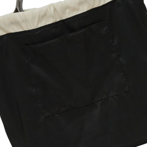 BOLSA TIPO MOCHILA NYLON PRETO/CINZA/OFF - imagem 6