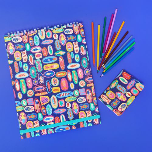 Caderno De Anotações A6 PEIXES