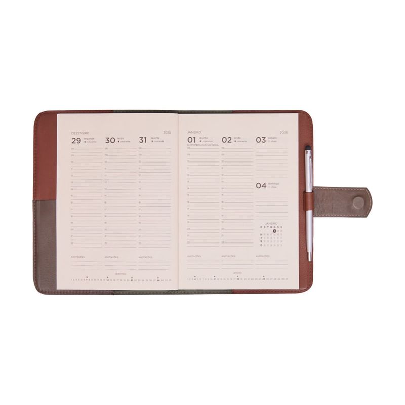 AGENDA_SEMANAL_COURO_LINGUETA_15_5_X_21_COM_CANETA_2026_MOGNO_MILITAR_AG1857_PAPEL_CRAFT_02