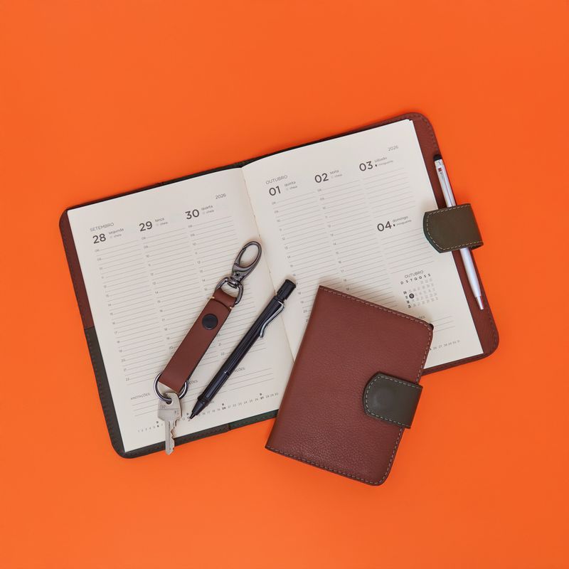 AGENDA_COURO_LINGUETA_PESPONTO_SEMANAL_MINI_COM_CANETA_MOGNO_MILITAR_AG1854_PAPEL_CRAFT_2