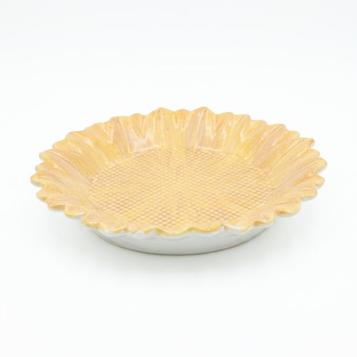 Kit Bowl Flor e Prato Cerâmica LARANJA