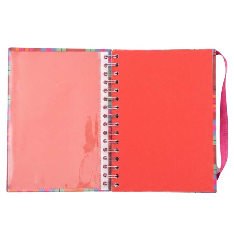 CADERNO_A5_90_FOLHAS_ESTAMPAS_PAUTADO_XADREZ_NEON_CA2350_PAPEL_CRAFT_4