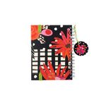 CADERNO_A5_COM_ABA_90_FOLHAS_ESTAMPAS_AMOR_BEBEL_FLORAL_CA2838_PAPEL_CRAFT_6