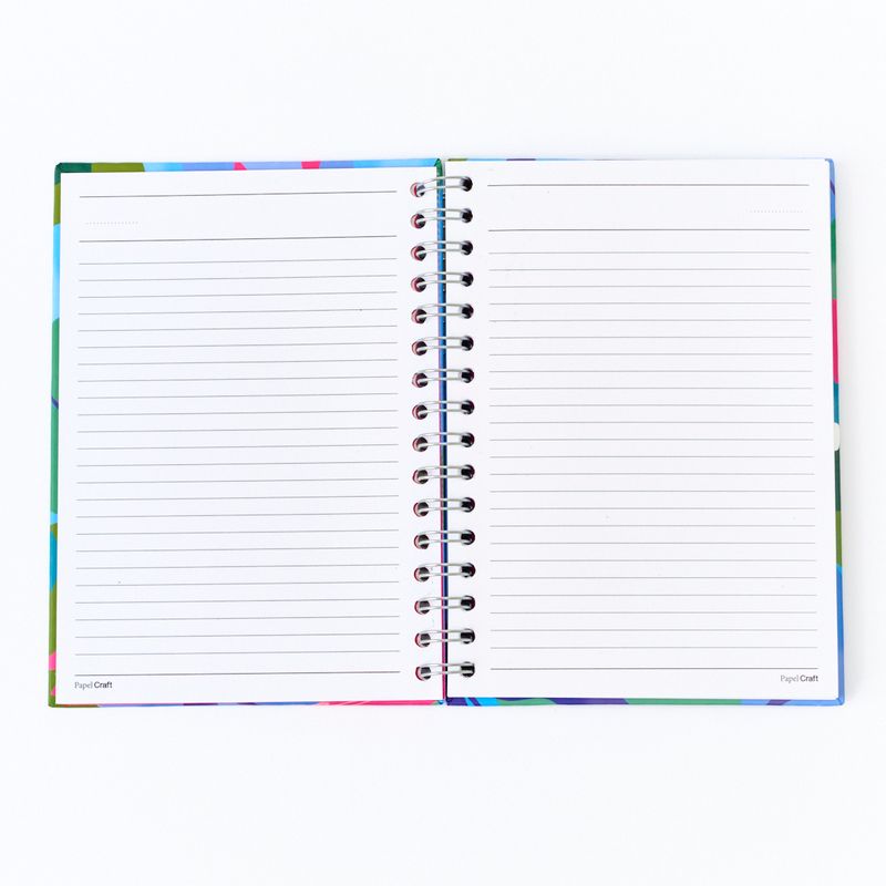 CADERNO_A5_90FOLHAS_ESTAMPAS_PAUTADO_FLORAL_JUAMORA_CA2350_PAPEL_CRAFT_5