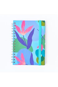 Caderno A5 90 Folhas FLORAL JU AMORA