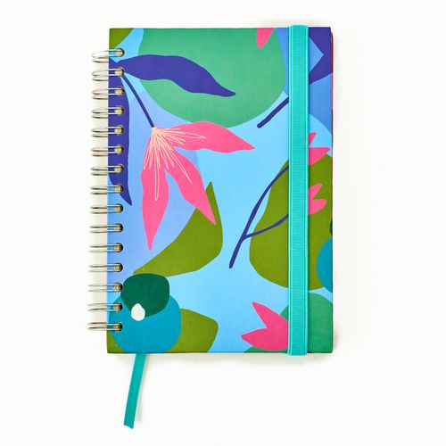 Agenda Diária Luxo Garra Estampas 2027 FLORAL JU AMORA