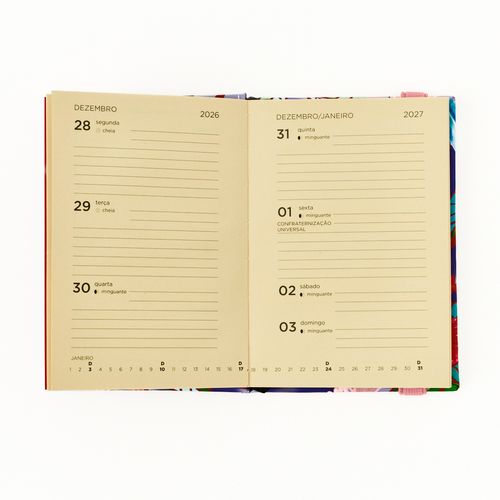 Agenda Mini Semanal Estampas 2027 CÉU DE CACAU - imagem 8
