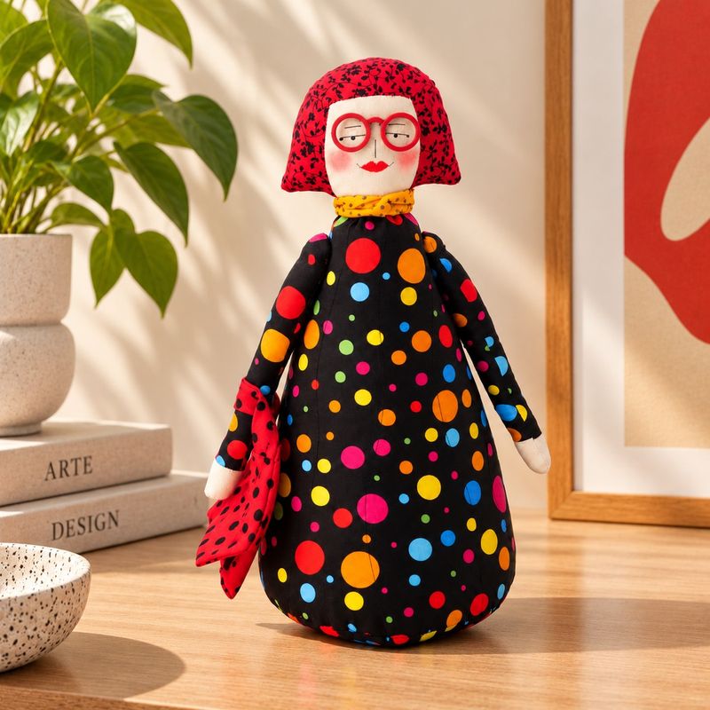 BONECA_DE_PANO_YAYOI_PRETA_HO10536_PAPEL_CRAFT_2