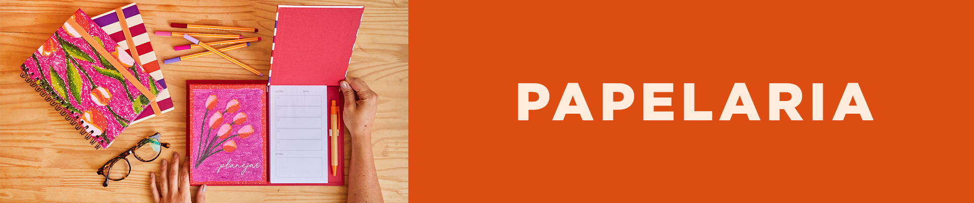 Banner: Papelaria
